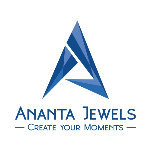 ananta jewels, jewels logo design